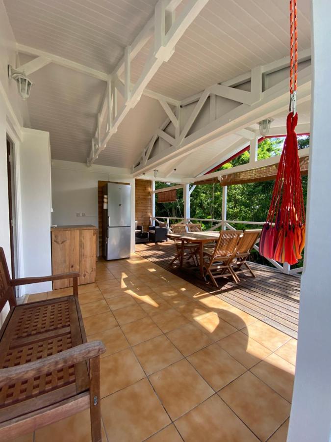 Grand Bungalow Avec Piscine Et Vue Mer Bouillante Extérieur photo
