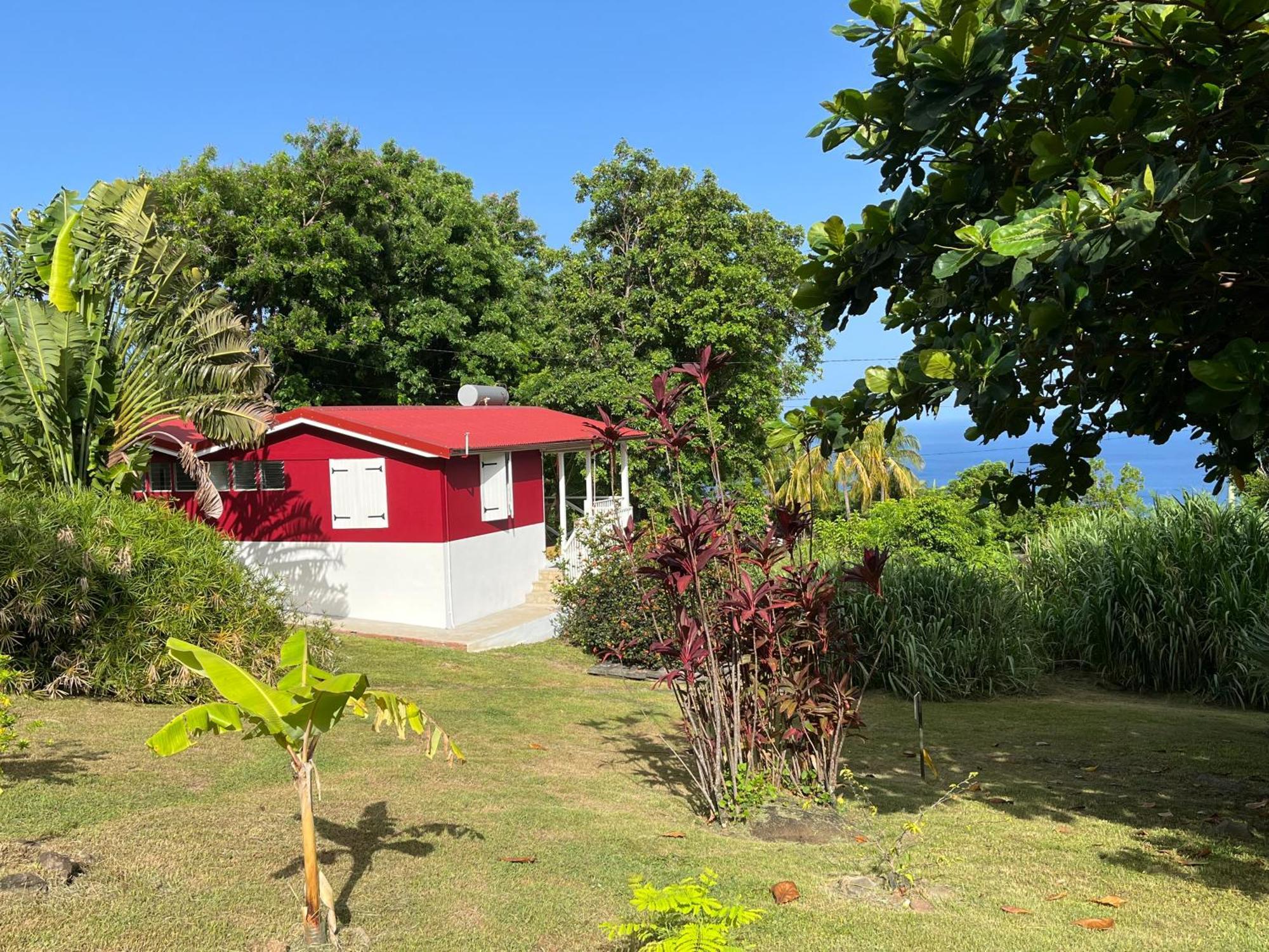 Grand Bungalow Avec Piscine Et Vue Mer Bouillante Extérieur photo